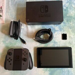 Nintendo Switch Console - Black and Gray
